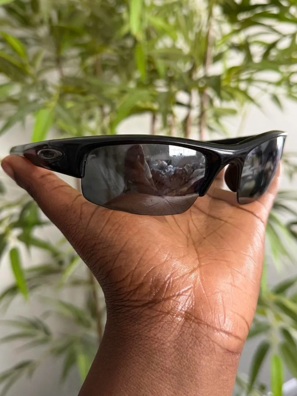 Oakley Bottlecap Crystal Black Sunglasses Silver Icons RARE Made USA Polarized